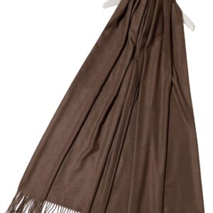 Super Soft Plain Pashmina Mahogany