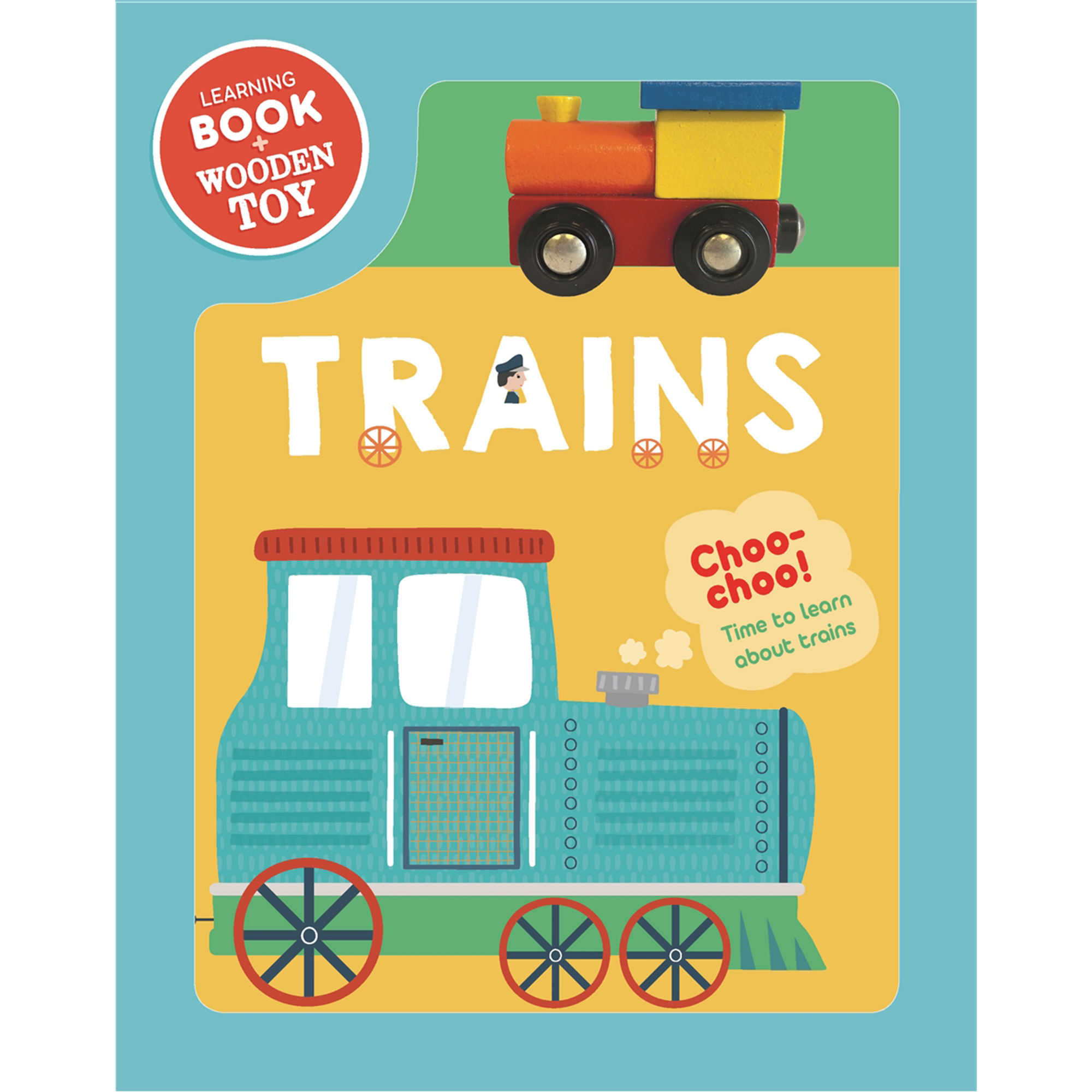 Train Board Book & Toy - Magpies Nest