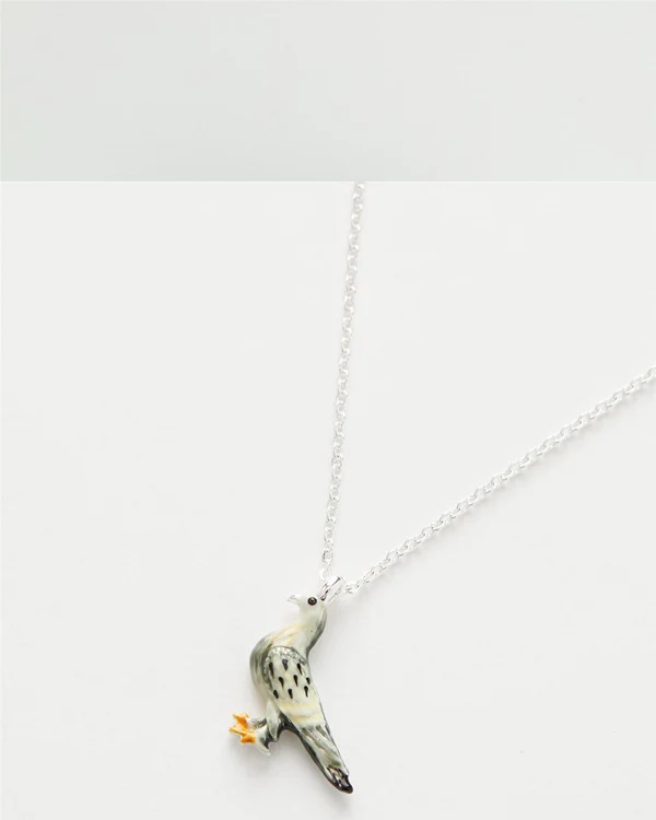 Pigeon necklace clearance