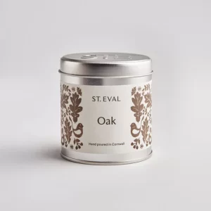 St Eval Oak Folk Scented Tin Candle