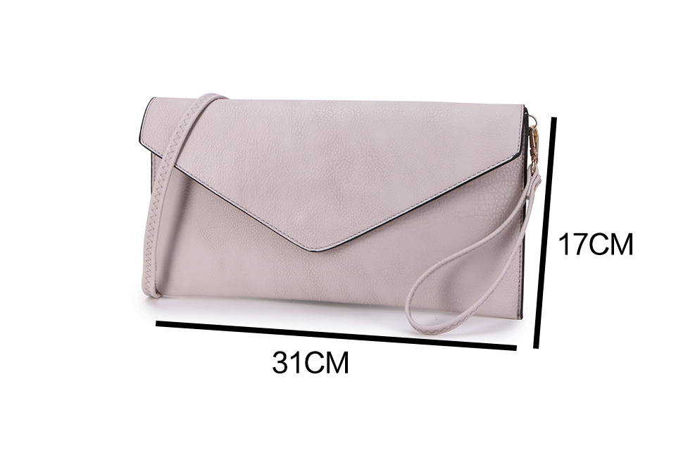 Dark grey 2024 clutch bag uk