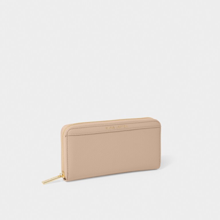 Katie Loxton, Cleo Purse Zip Around in Soft Tan - Magpies Nest