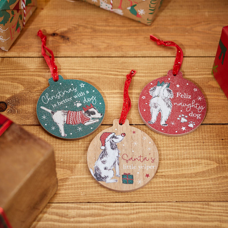 Christmas Woofmas Bauble Hangers - Magpies Nest