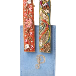 Powder Designs Embroidered Hair Bars Vintage Festival