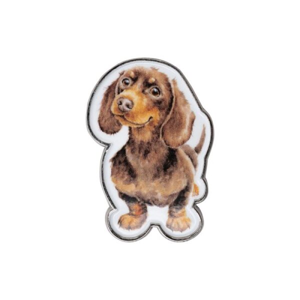 Wrendale 'Little Sausage' Dog Pin Badge